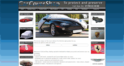 Desktop Screenshot of carcovershop.co.uk