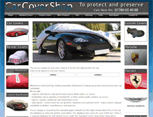 Tablet Screenshot of carcovershop.co.uk